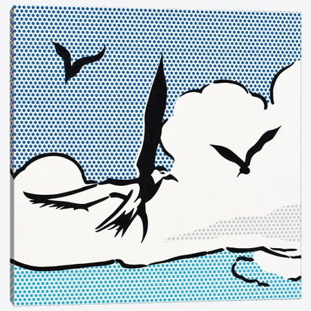 Seagulls Canvas Print #TSA17} by Toni Sanchez Canvas Print