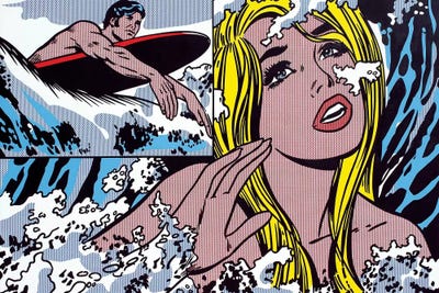 Surfer by Toni Sanchez art print