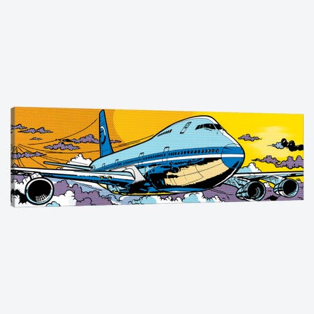 747 Canvas Print #TSA1} by Toni Sanchez Art Print