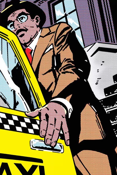 Taxi by Toni Sanchez canvas print