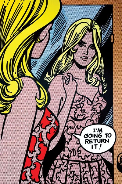 En El Espejo by Toni Sanchez metal wall art