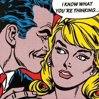 Pensando by Toni Sanchez metal wall art