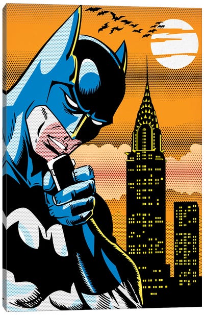 Batman I Canvas Art Print - Comic Book Character Art