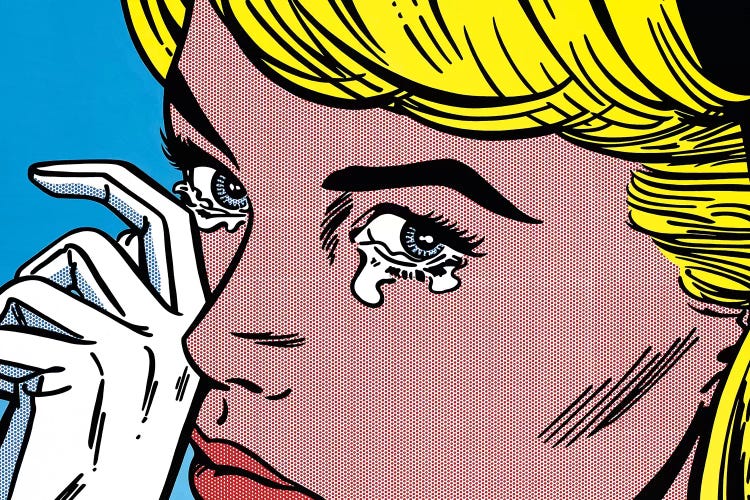 Crying by Toni Sanchez wall art
