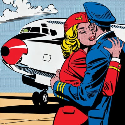 The Goodbye by Toni Sanchez canvas print