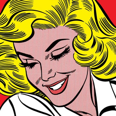 Happy by Toni Sanchez art print