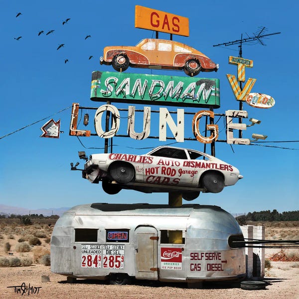 Large Photography - Canvas Prints: The Sandman Lounge by Tim Schmidt