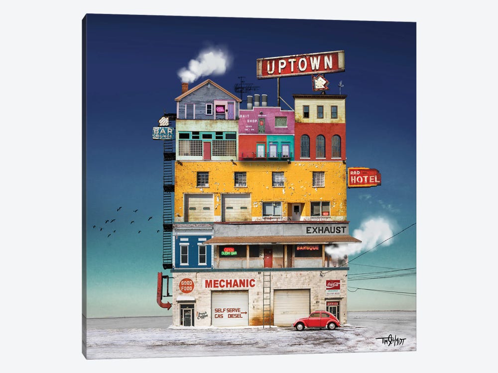 Uptown by Tim Schmidt 1-piece Canvas Art