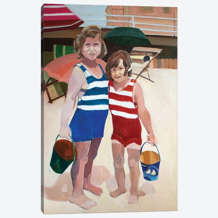 Atlantic City Canvas Print #TSD105} by Toni Silber-Delerive Canvas Print