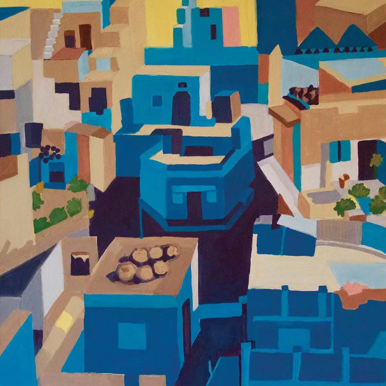 Blue City, Jodhpur by Toni Silber-Delerive wall art