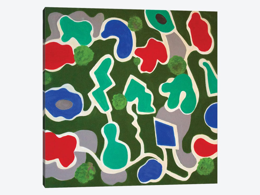 Minigolf by Toni Silber-Delerive 1-piece Canvas Artwork