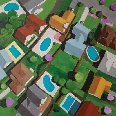 Canyon Gate I by Toni Silber-Delerive art print