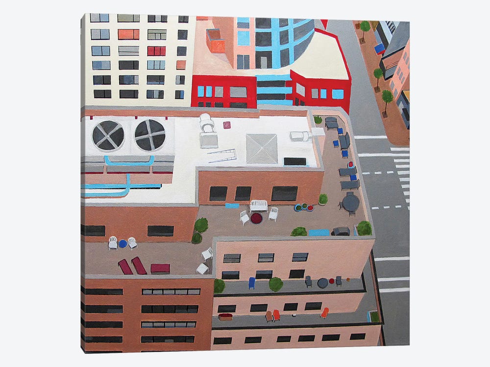 NYC Terrace 72 by Toni Silber-Delerive 1-piece Art Print
