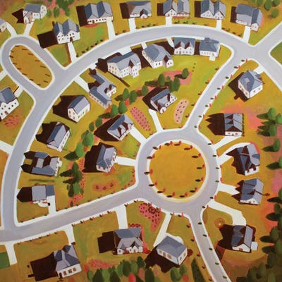 Circular Development by Toni Silber-Delerive framed wall art