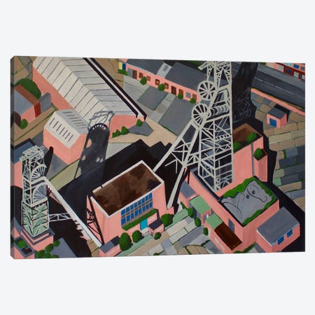 Coal Mine Tower Canvas Print #TSD20} by Toni Silber-Delerive Canvas Art