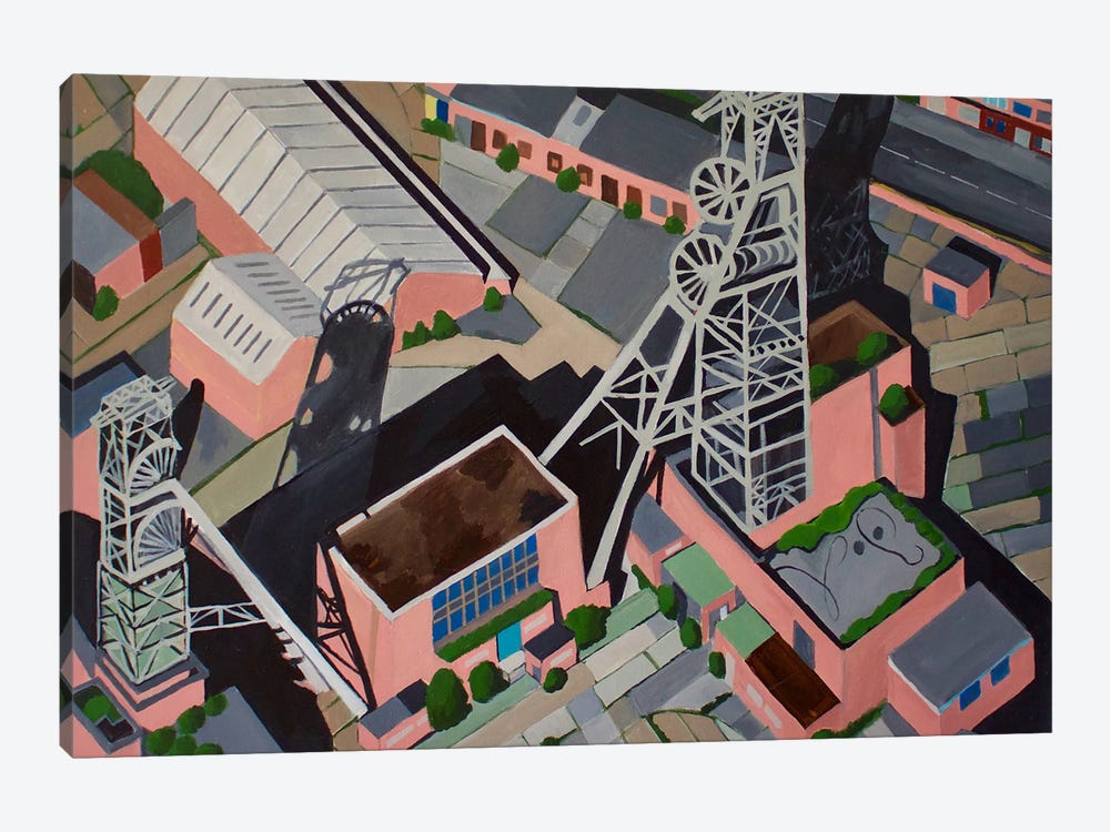 Coal Mine Tower by Toni Silber-Delerive 1-piece Art Print