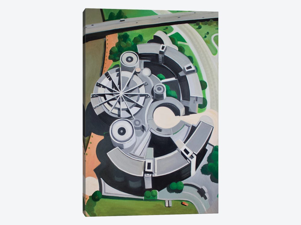 Dusseldorf by Toni Silber-Delerive 1-piece Canvas Art Print