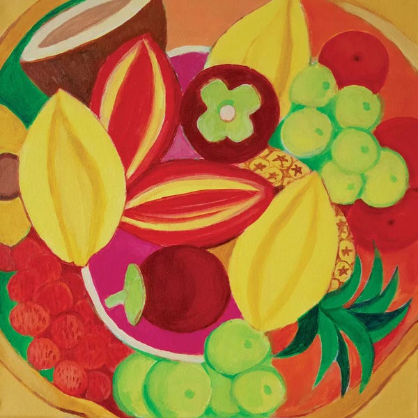 Pop Art Kitchen: Exotic Fruit Bowl by Toni Silber-Delerive