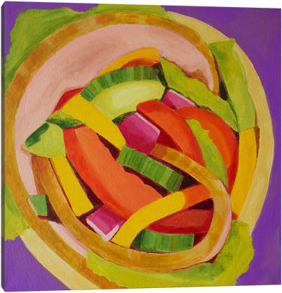 Ham Wrap Canvas Art Print - Toni Silber-Delerive