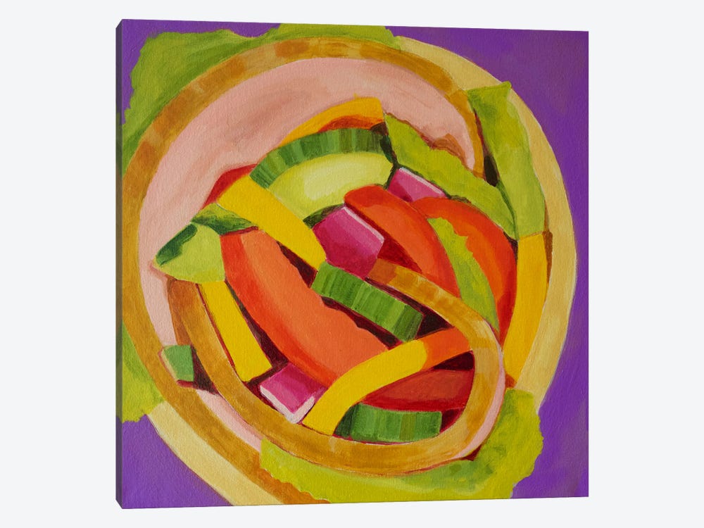 Ham Wrap by Toni Silber-Delerive 1-piece Canvas Art