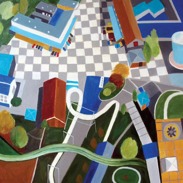 Amusement Park by Toni Silber-Delerive wall art