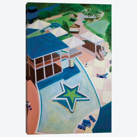 Jamican Resort Canvas Print #TSD42} by Toni Silber-Delerive Canvas Art