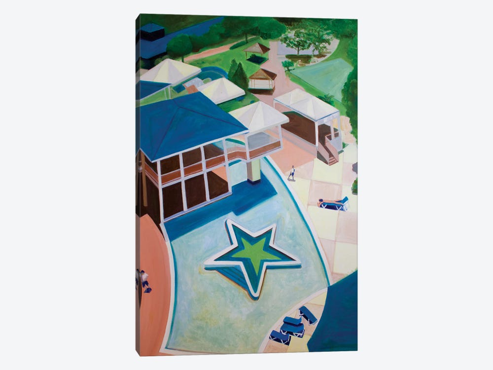 Jamican Resort by Toni Silber-Delerive 1-piece Art Print