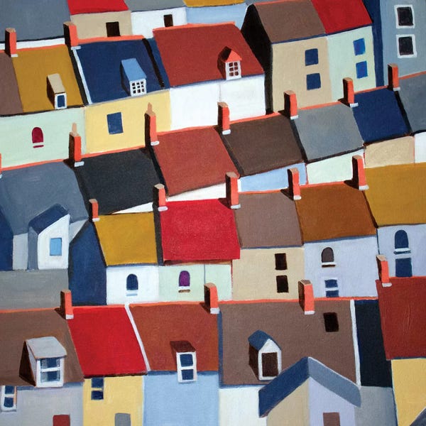 London: London Terraced Buildings by Toni Silber-Delerive