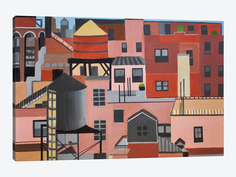 NYC Skyline by Toni Silber-Delerive 1-piece Art Print