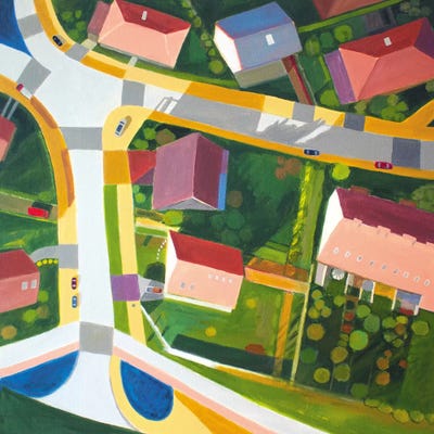 Nysa City Development by Toni Silber-Delerive canvas print