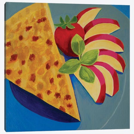 Quiche With Apple Canvas Print #TSD58} by Toni Silber-Delerive Canvas Print