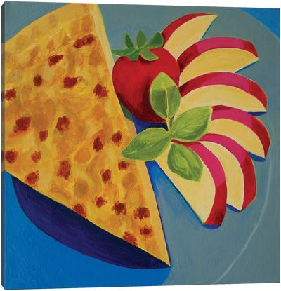 Quiche With Apple Canvas Art Print