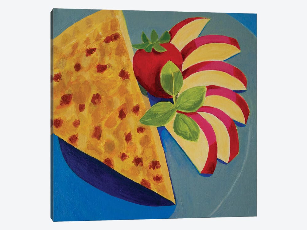 Quiche With Apple by Toni Silber-Delerive 1-piece Canvas Art