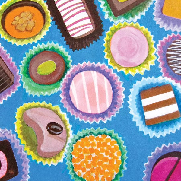 Pop Art Kitchen: Assorted Chocolates by Toni Silber-Delerive