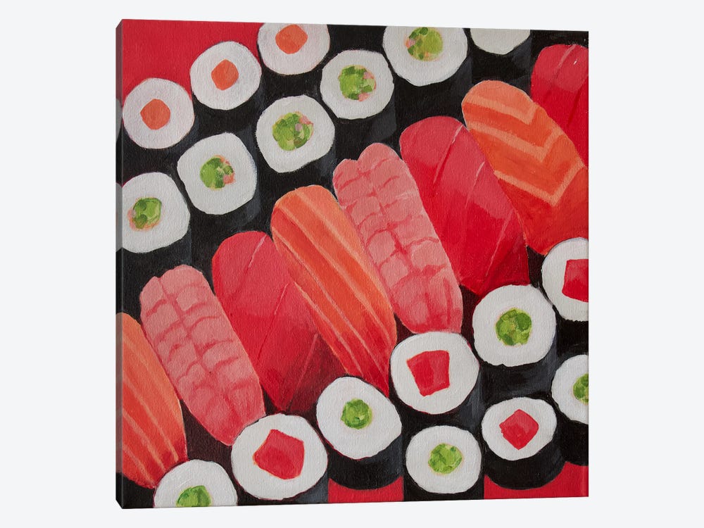 Sushi by Toni Silber-Delerive 1-piece Canvas Wall Art