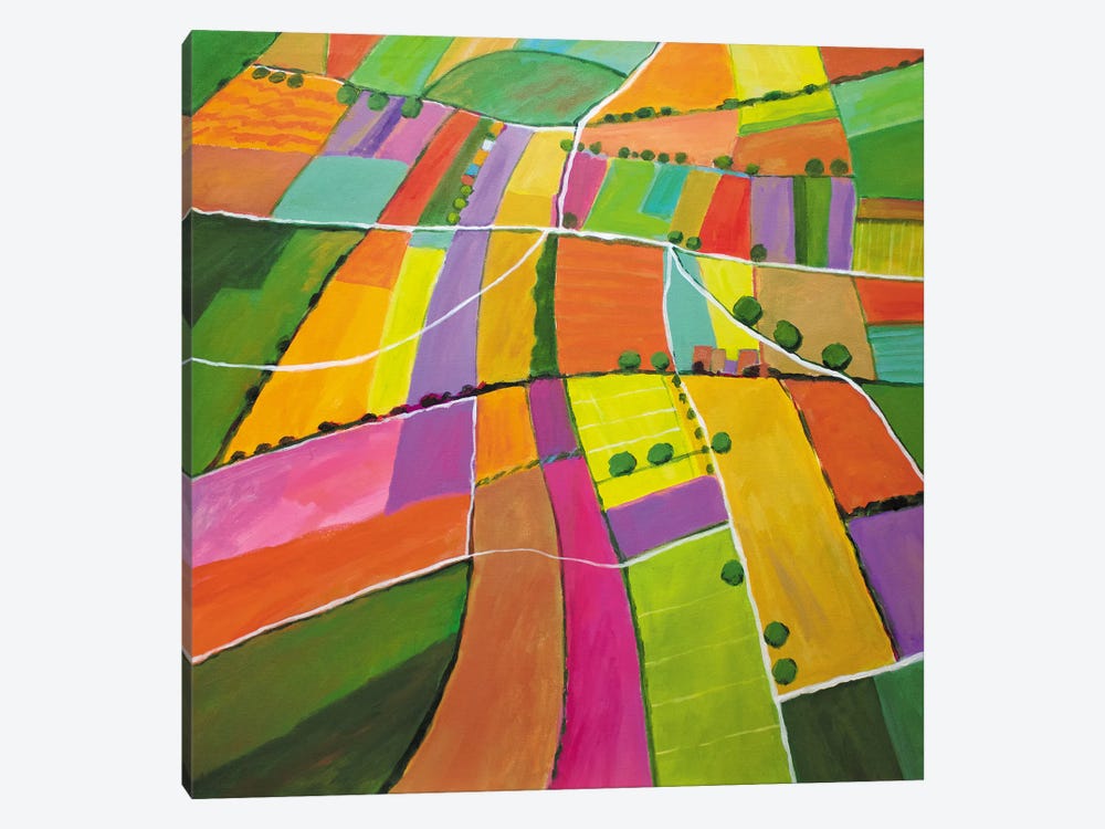 Summer Fields by Toni Silber-Delerive 1-piece Canvas Print