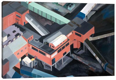 Nottingshire Coal Mine Canvas Art Print - Toni Silber-Delerive