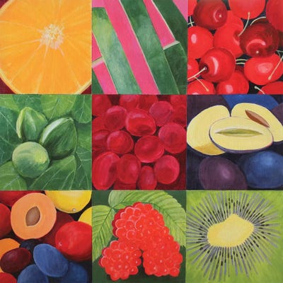 Fruit Medley by Toni Silber-Delerive canvas print