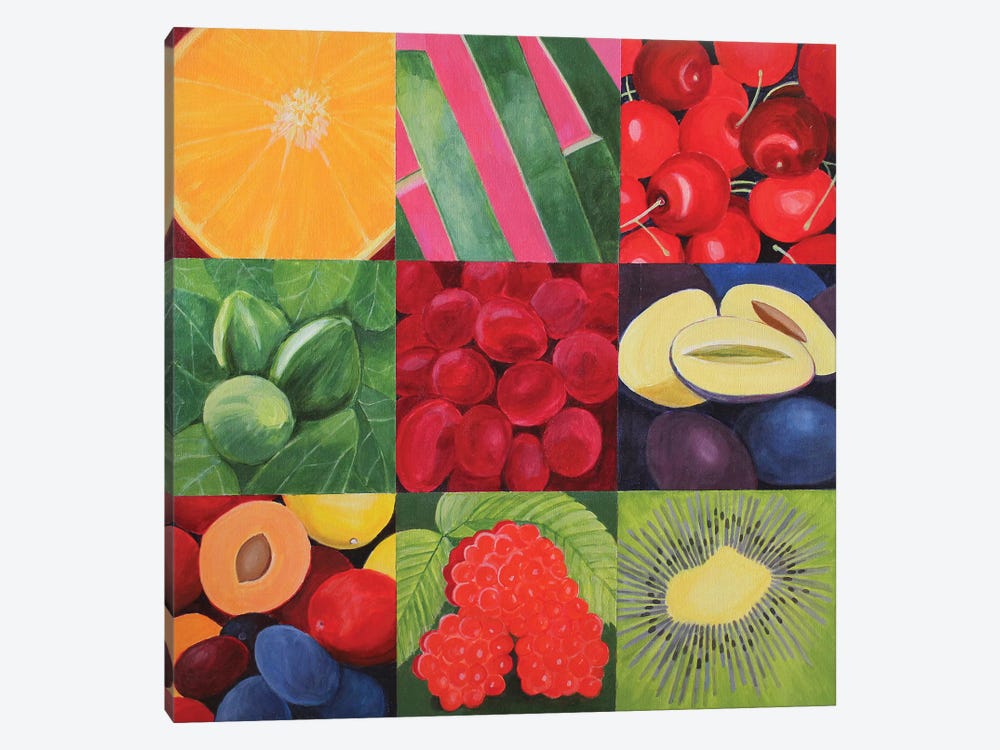 Fruit Medley by Toni Silber-Delerive 1-piece Canvas Artwork