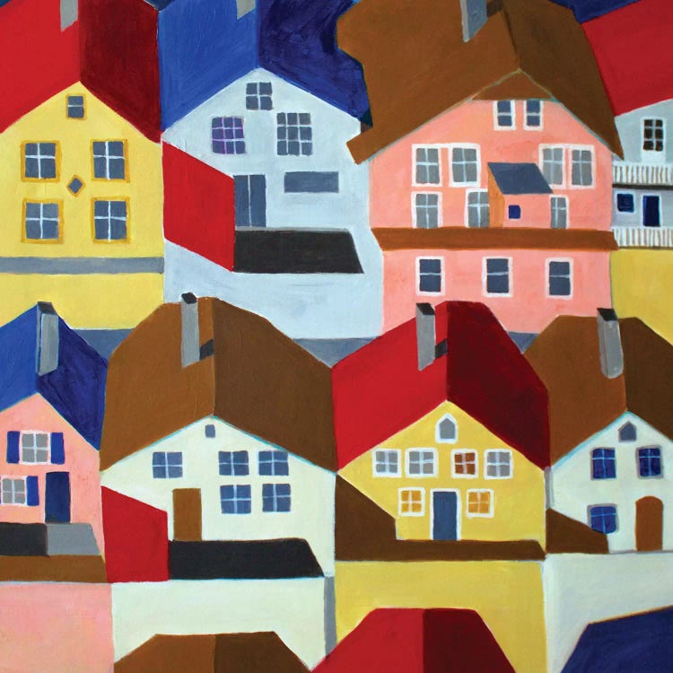 Bergen. Norway by Toni Silber-Delerive wall art