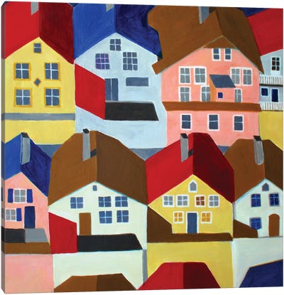 Bergen. Norway Canvas Art Print