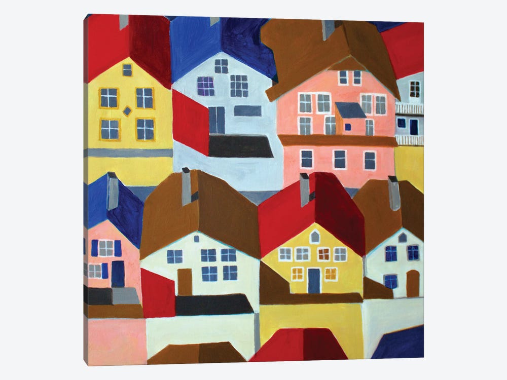 Bergen. Norway by Toni Silber-Delerive 1-piece Art Print