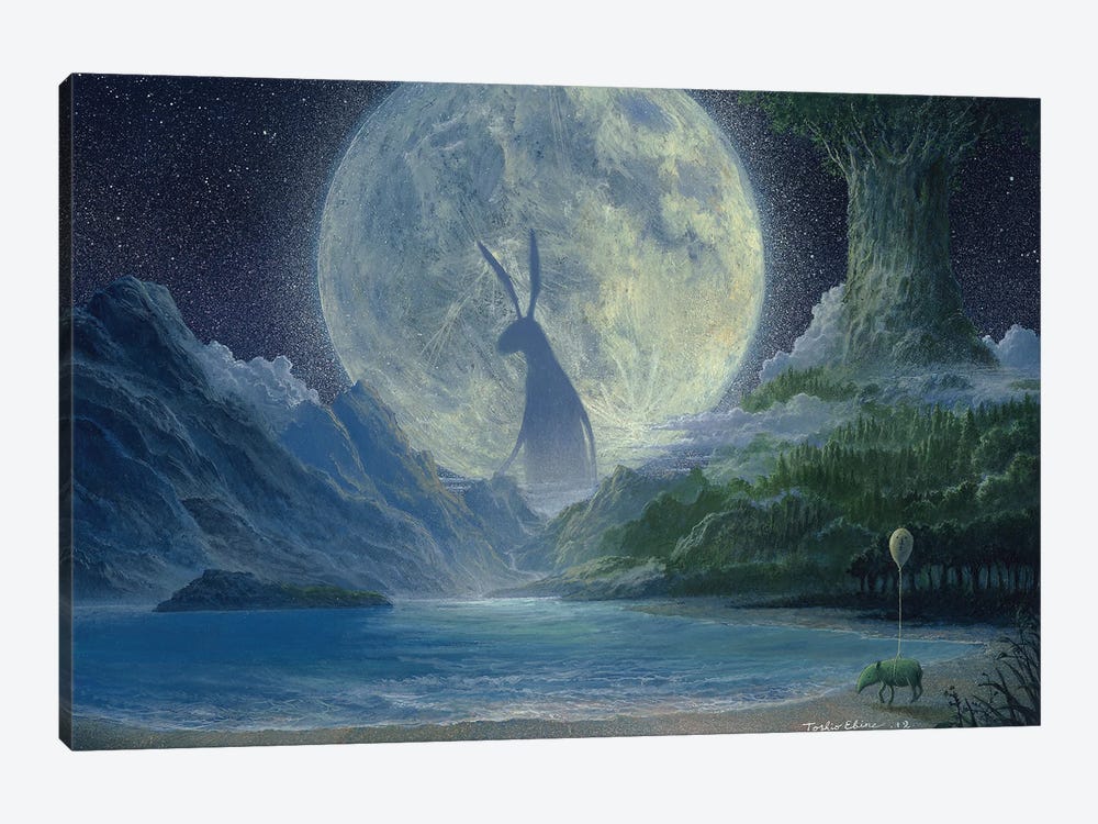 Moon Valley by Toshio Ebine 1-piece Canvas Art Print