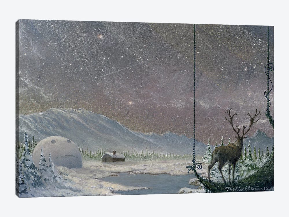 Snow Light by Toshio Ebine 1-piece Canvas Print