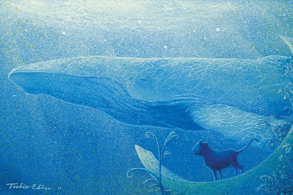 Humpback Whales: Cat Dream by Toshio Ebine