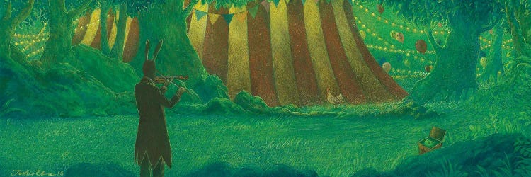 Behind The Circus Tent by Toshio Ebine wall art