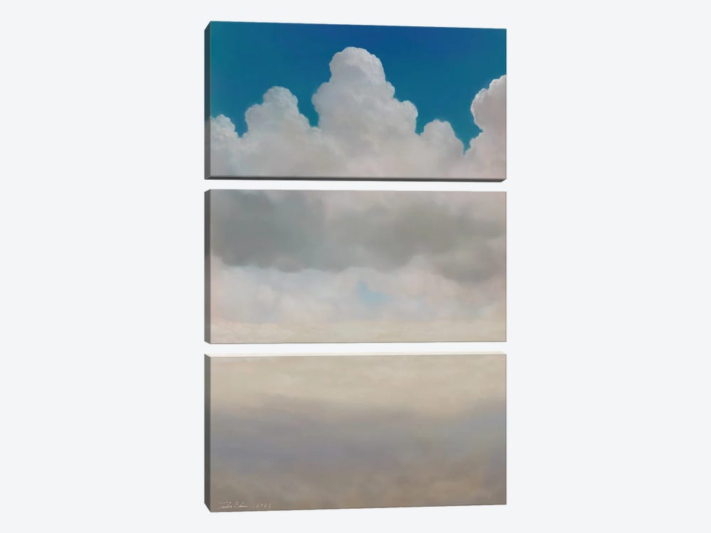 Cloudscape And A Good Day by Toshio Ebine 3-piece Canvas Artwork