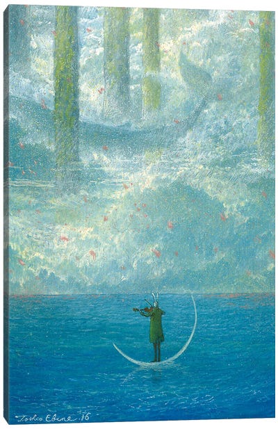 Calm Spring Wind Canvas Art Print - Violin Art