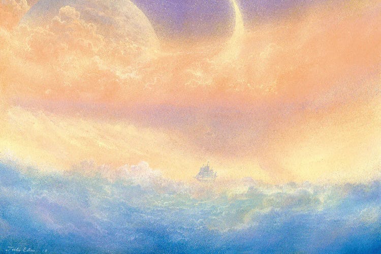 The Huge Visitor In Dusk