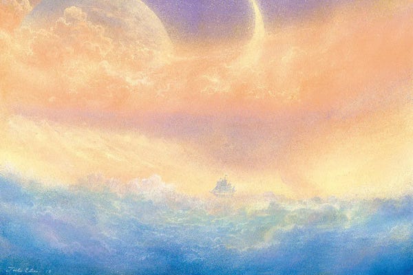 The Huge Visitor In Dusk